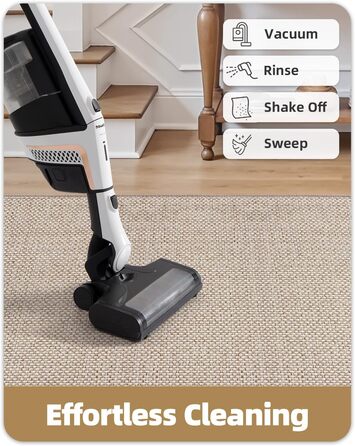 Килимок кухонний неслизький, 61x183 см, тканинний з гумовою основою, бежевий | COLOR&GEOMETRY