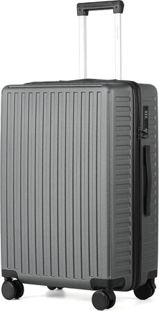 Валіза ручної поклажі TANTOMI з відділенням для ноутбука, 51 см, жорсткий корпус ABS, легкий, 4 колеса 360°, TSA-замок (Світло-темно зелений, 41 л)