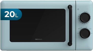 Мікрохвильова піч Cecotec Proclean 3010, 20 л, 700 Вт, блакитна