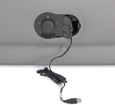Надувне ліжко Intex Twin Dura-Beam Comfort з USB-насосом, розмір: 99 x 191 x 36 см (64157)