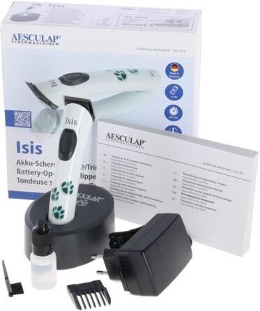 Триммер для собак Agrarzone Isis: безшумний, легкий, з запасним лезом для точного догляду за лапами