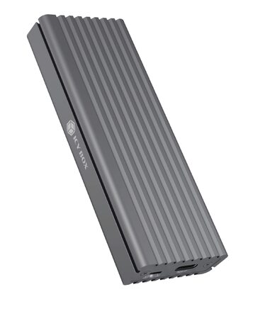 Зовнішній корпус для M.2 PCIe SSD ICY BOX IB-1817M-C31, USB 3.1 Type-C, алюмінієвий, антрацит