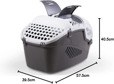 Транспортний бокс Nobby Avior 57.5 x 39.5 x 40.5 см сірий