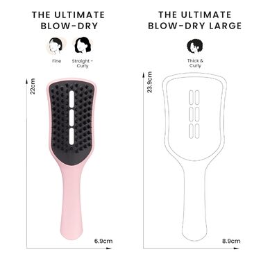 Тінгл Тізер Щітка для волосся Easy Dry & Go Pink – швидке сушіння, без пошкоджень, рожева