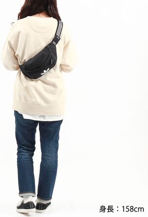 Спортивна сумка-пояс Adidas H35569 AC Waistbag чорного кольору (унісекс)