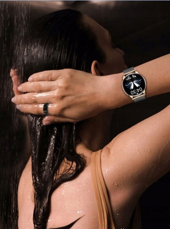 Смарт-годинник Torica SmartWatch AMOLED, 300 мАг, з функцією дзвінків та тонометром, золотий