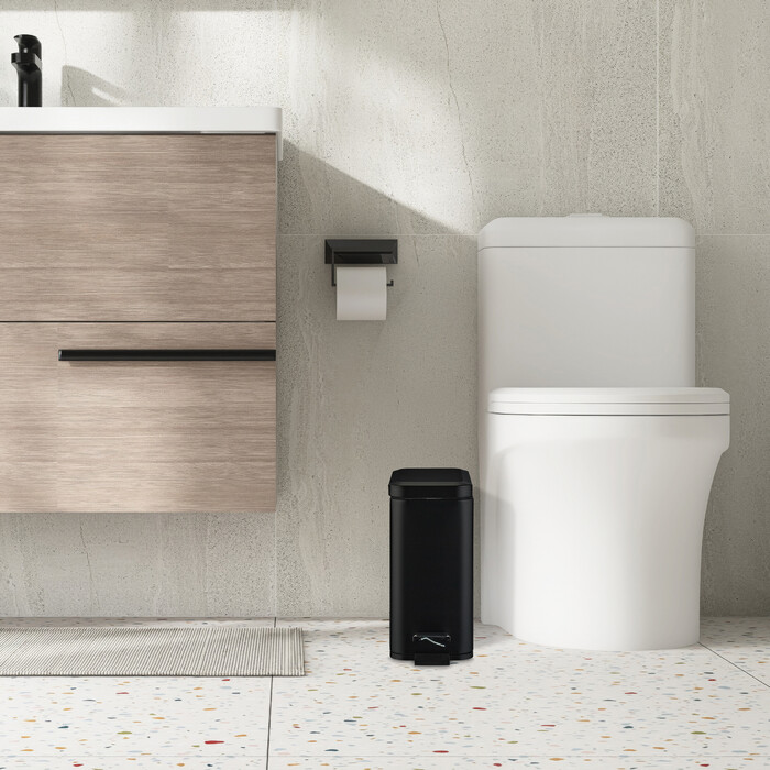 Relaxdays 5 l Waste Bin Softclose