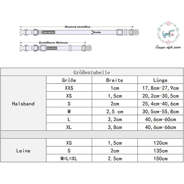 Нашийник для собак Unique Style Paws з метеликом, регульований, для середніх собак (S, 1 шт.), для святкування Хелловіну