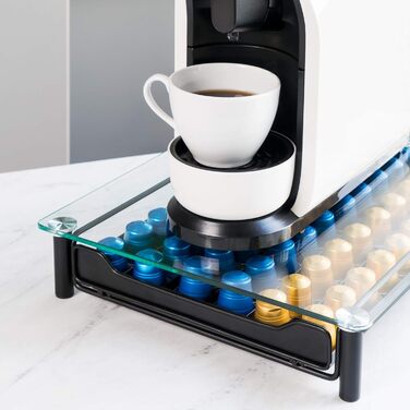 Навіс Kapselspender для кавомашини - органайзер для капсул Nespresso - підставка для капсул кави, ящик для капсул