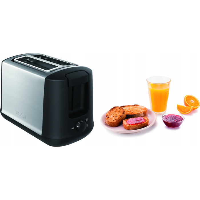 Тостер Tefal TT340830, сріблястий/сірий, 850 Вт