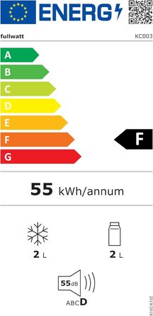 Міні-холодильник Fullwatt з дзеркалом 10 літрів з функцією охолодження та нагріву. Портативний холодильник для краси з LED дзеркалом, для авто, кемпінгу, офісу. 220V та 12V USB.