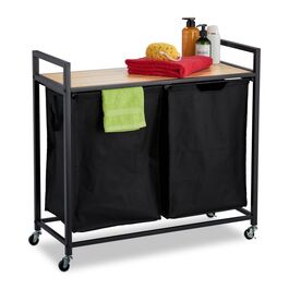 Relaxdays Laundry Basket with Storage