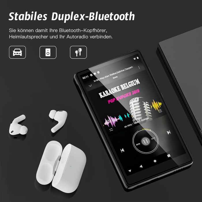 MP3 плеєр 160GB з Bluetooth та WiFi, 5