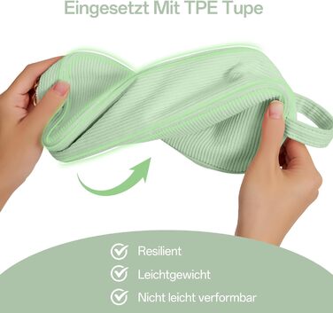 Косметичка жіноча KALIDI з корду, зелена, з відділеннями, на блискавці, для подорожей