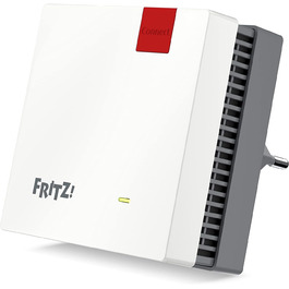 Повторювач Wi-Fi AVM FRITZ!Repeater 1200 AX International, Mesh, Wi-Fi 6, до 2400 Мбіт/с (5 ГГц), до 600 Мбіт/с (2.4 ГГц), точка доступу Wi-Fi, WPS, міжнародна версія