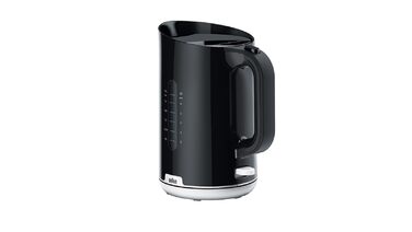 Електричний чайник Braun Household Breakfast1 Collection WK1100BK, 1.7 л, 2200 Вт, з фільтром від накипу, чорний