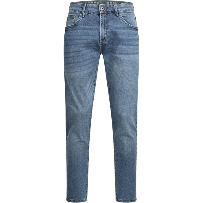 Чоловічі джинси Indicode INSantino з еластичного деніму (99% бавовна), 32W/32L, Medium Dark Cloud