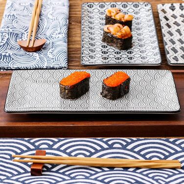 Набір сервірувальних тарілок Vancasso Haruka, 4 шт, порцеляна