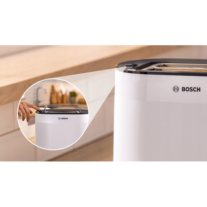 Бездротовий електрочайник Bosch TWK1M121, 1,7 л, 2400 Вт, Білий