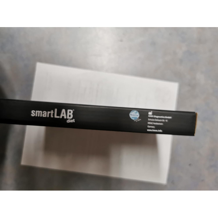 smartLAB Nutritional Analysis Scale - 5kg | Digital Food Scale with Food Nutrition Scale | Smart Kitchen Scale Diet Scale Black for Diabetics