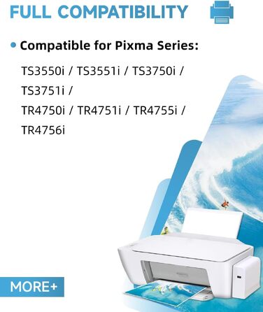 Картриджі Canon PG-575 XL (чорний) та CL-576 XL (кольоровий) сумісні, для принтерів Pixma TS3550i, TS3551i, TS3750i, TR4750i, TR4751