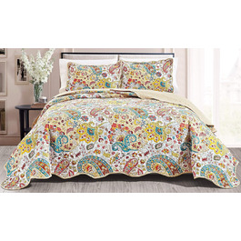 колір: білий, червоний, сірий, золотий візерунок пейслі.