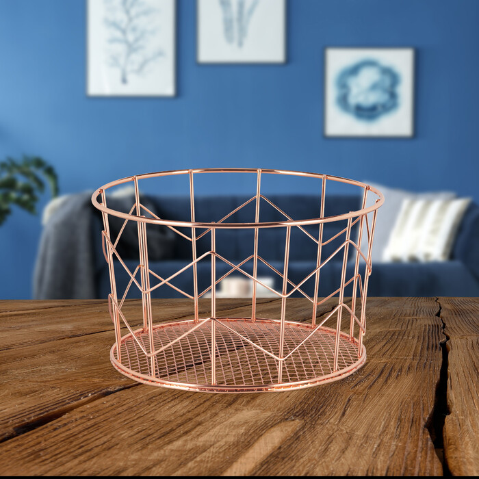 Round Metal Wire Basket