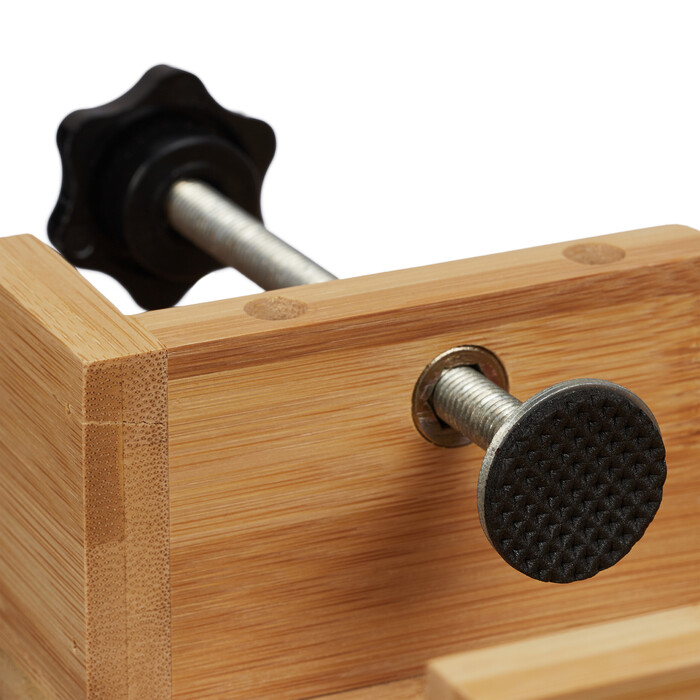Bamboo Bedside Table with Clamp