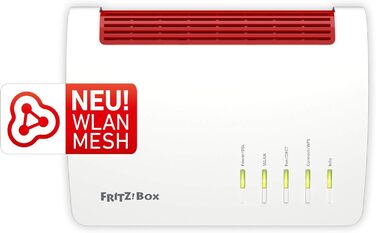 Роутер AVM FRITZ!Box 7590: Wi-Fi AC + N, VDSL/ADSL, DECT, Media Server (відновлений), для Німеччини