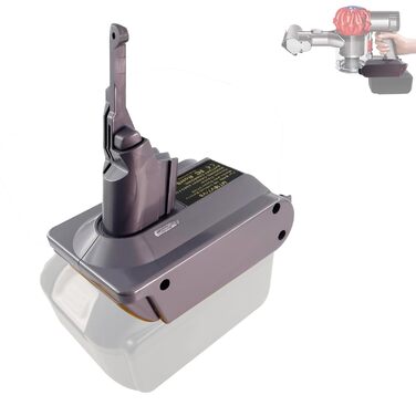 Адаптер для пилососів Dyson V7 V8 від Makita 18V Li-Ion акумулятора. Конвертер для Dyson V7 V8 Animal, Fluffy, Motorhead. (MT18V7/V8)