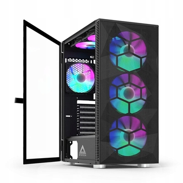 Корпус Montech X3 Mesh Black Midi Tower, чорний