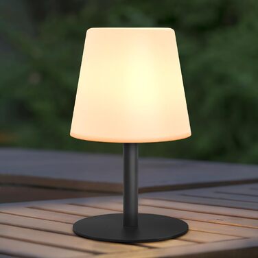 Акумуляторний LED настільний світильник Malux з димером, теплий/холодний білий (3000K/7500K), водонепроникний IP44 для дому та саду