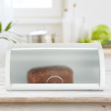 Relaxdays Bread Box White