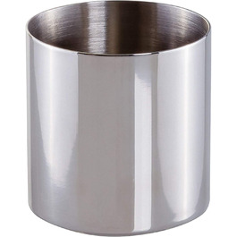 möve Deco Toothbrush Holder 8 x 8 cm Stainless Steel, Silver