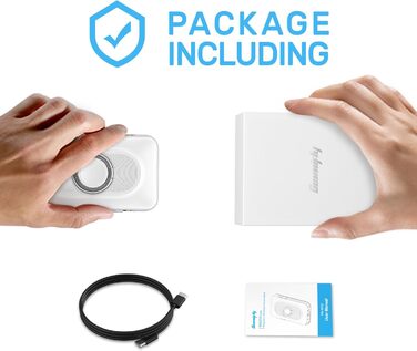 Power Bank 5-в-1 з 2 кабелями, 10000 mAh, магнітна бездротова батарея з кріпленням та підставкою, швидка зарядка, зовнішній акумулятор для iPhone 16/15/14/13, iWatch, подорожі, кемпінг, на вулицю