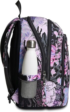 Рюкзак Seven Rucksack Advanced: для школи, університету та відпочинку. Місткий рюкзак для підлітків, дівчаток та хлопчиків з відділенням для ноутбука та кишенькою для пляшки. Кольори: рожевий, фіолетовий.