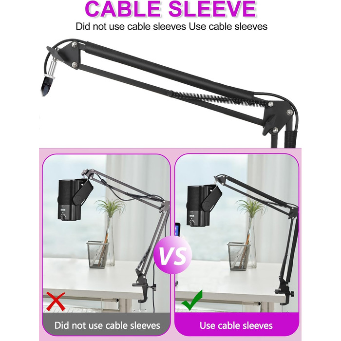 Тримач для мікрофону YOUSHARES для Rode NT-USB+, NT-USB MINI, PodMic, PodMic USB, NT1, XCM-50 - професійний стійкий кріплення для подкастів, домашньої студії та геймінгу