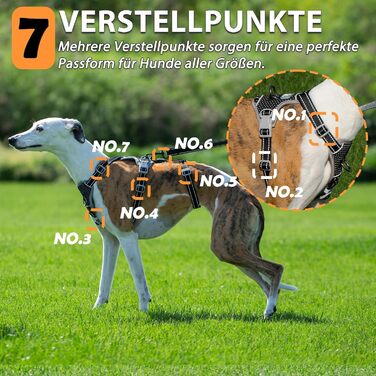 Шлейка для собак Huntboo, анти-витік, для панічних собак, світловідбиваюча, регульована, легка, чорна, розмір S, 1 шт.