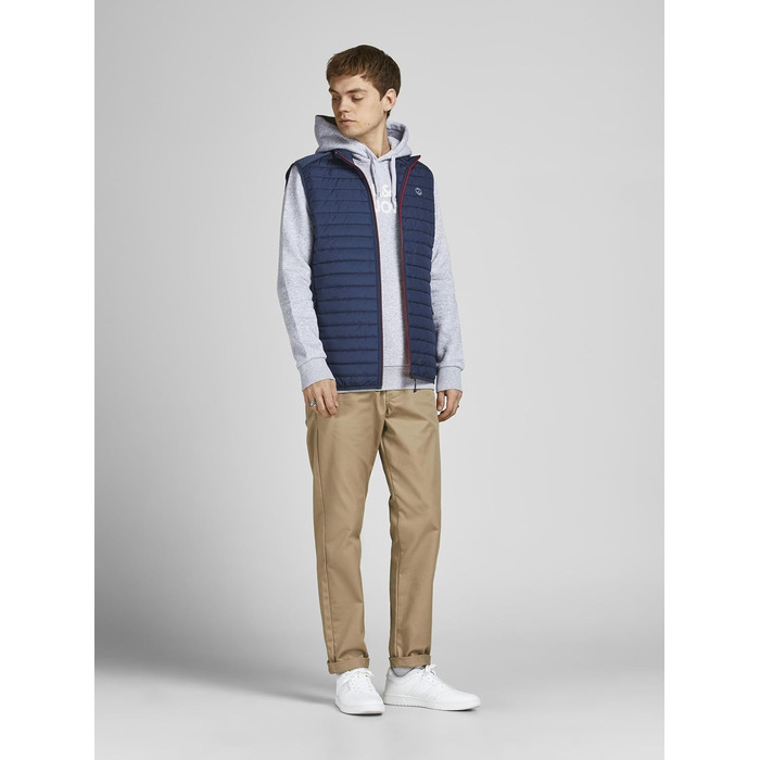 Чоловіча степкова жилетка JACK & JONES XL, блакитна