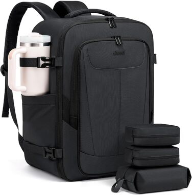 LOVEVOOK Рюкзак для ручної поклажі, 40L, для подорожей, ноутбук 17.3