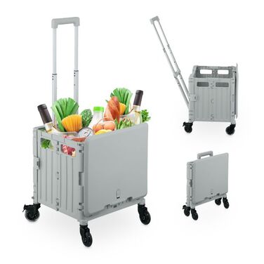Relaxdays Shopping Trolley with Lid