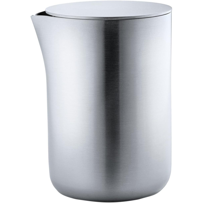Blomus 63620 Milk Jug with Stainless Steel Lid, basic + 63621 Sugar Bowl with Stainless Steel Lid, basic