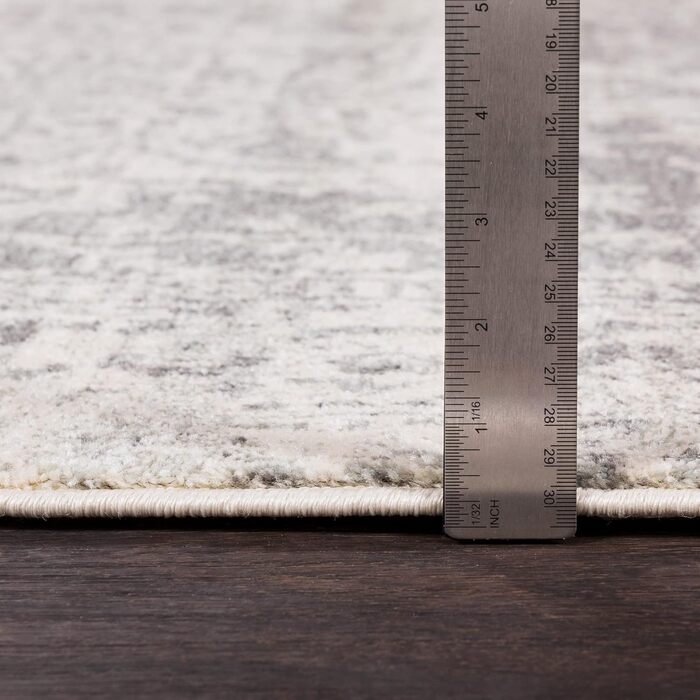 Surya Syracuse Vintage Rug - Oriental Rug for Living Room, Dining Room, Bedroom - Oriental Boho Rug, Short Pile Rug for Easy Care - Large Rug 160x220cm in Grey, 160 x 220 cm (Rectangular)
