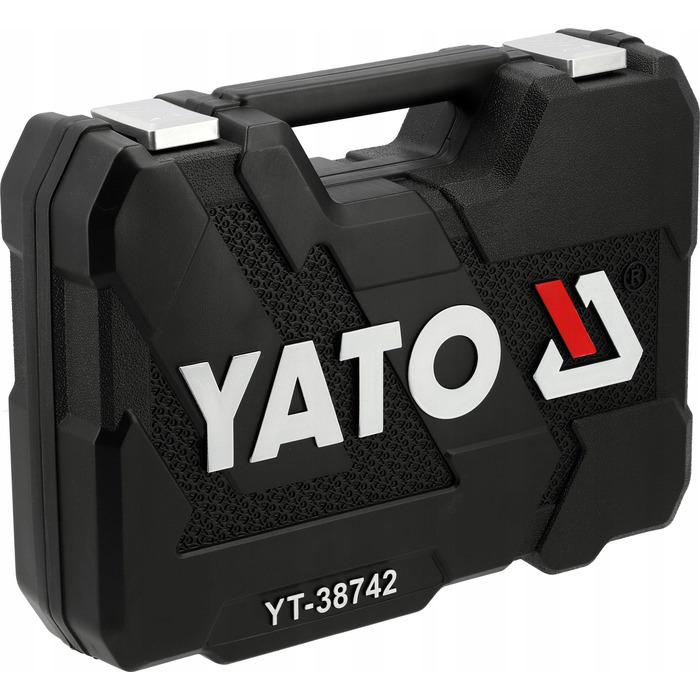 Набір інструментів Yato YT-38742: торцеві головки у кейсі, 1/4
