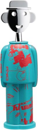 Штопор Alessi Alessandro M. Liquid AM23A 31, дизайнерський, багатоколірний, фосфоресцентний, з хромованого AlkiPaper® та цинку Zamak