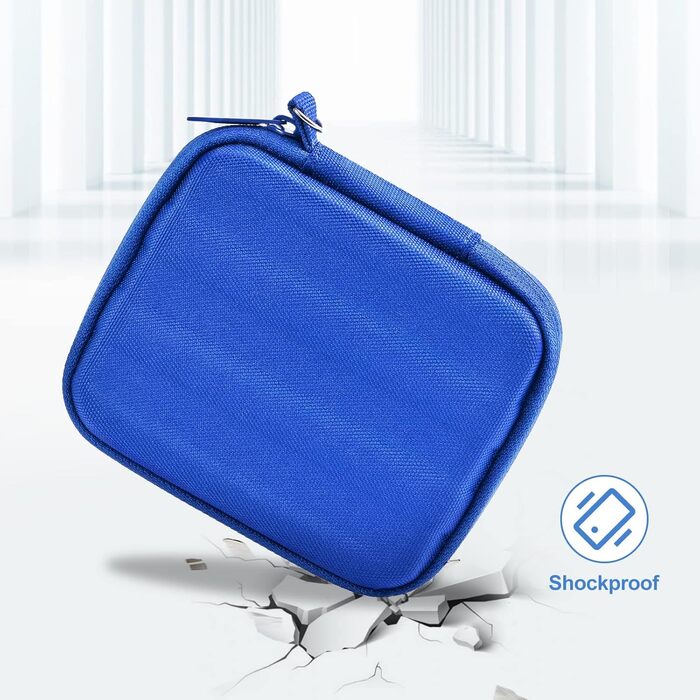 Чохол ProCase для SSD Samsung T7/ T7 Touch (500GB/1TB/2TB) - Жорсткий, Стійкий до ударів, Блакитний