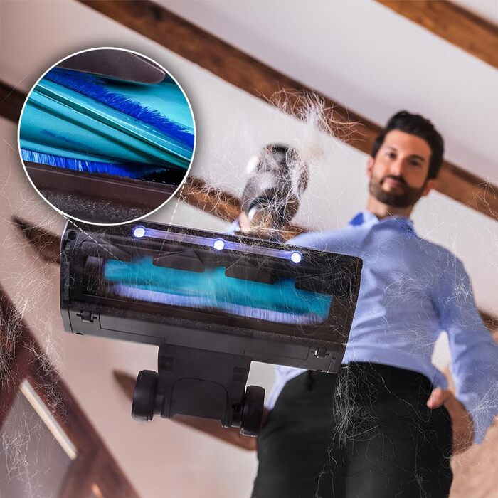 Бездротовий пилосос Cecotec Conga Rockstar 5500 Hurricane Station Flex Max: 220AW, 700W, станція самостійного очищення, 90 хв роботи, антизаплутувальна щітка, гнучкий шланг, циклонна технологія