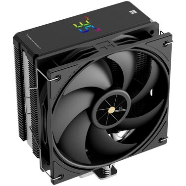 Thermalright Assassin X 120R Black - Кулер для CPU з цифровим дисплеєм, підтримка AM4/AM5, Intel LGA1851/1700/1150/1151/1200