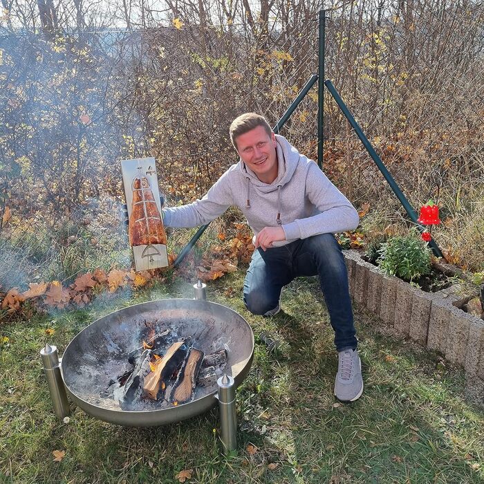 Нержавійна дошка для лосося на грилі Fire World | Аксесуар для гриля, Made in Germany