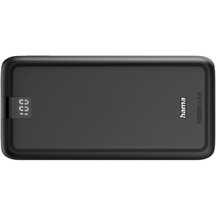 Powerbank Hama Performance 10 10000mAh: компактний акумулятор з USB-C та USB-A для зарядки телефону, планшета, Bluetooth-колонки